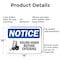 Signmission Sound Horn Before Entering, 14 in W x Rectangle, Aluminum OS-2PACK-NS-A-1014-L-16592 - alternate 6